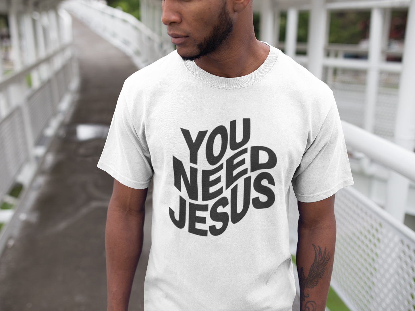 You Need Jesus Wavy T-Shirt