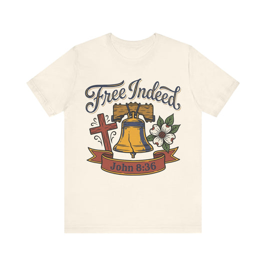 Free Indeed Liberty Bell Short Sleeve Tee