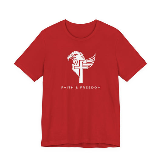 Faith & Freedom Eagle Cross - T Shirt