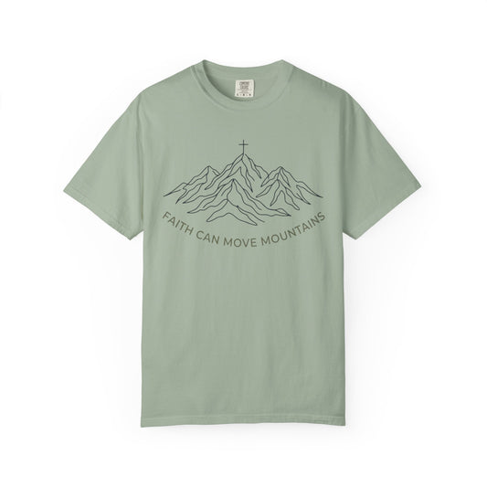 Faith Can Move Mountains Matthew 17:20 T-Shirt