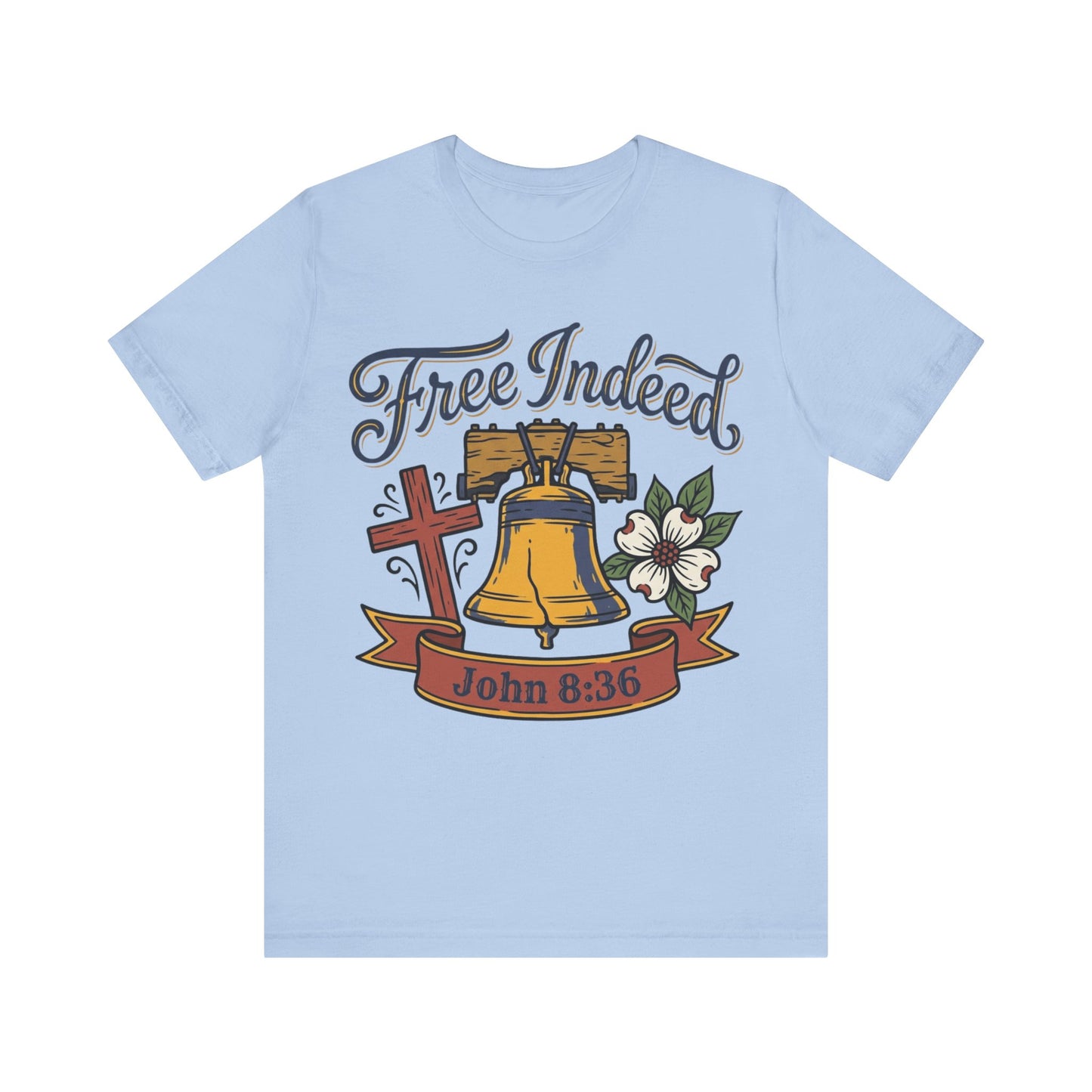 Free Indeed Liberty Bell Short Sleeve Tee