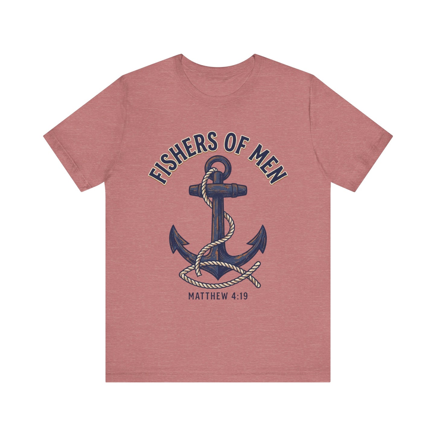 Fishers of Men Nautical Anchor Matthew 4:19 T‑Shirt