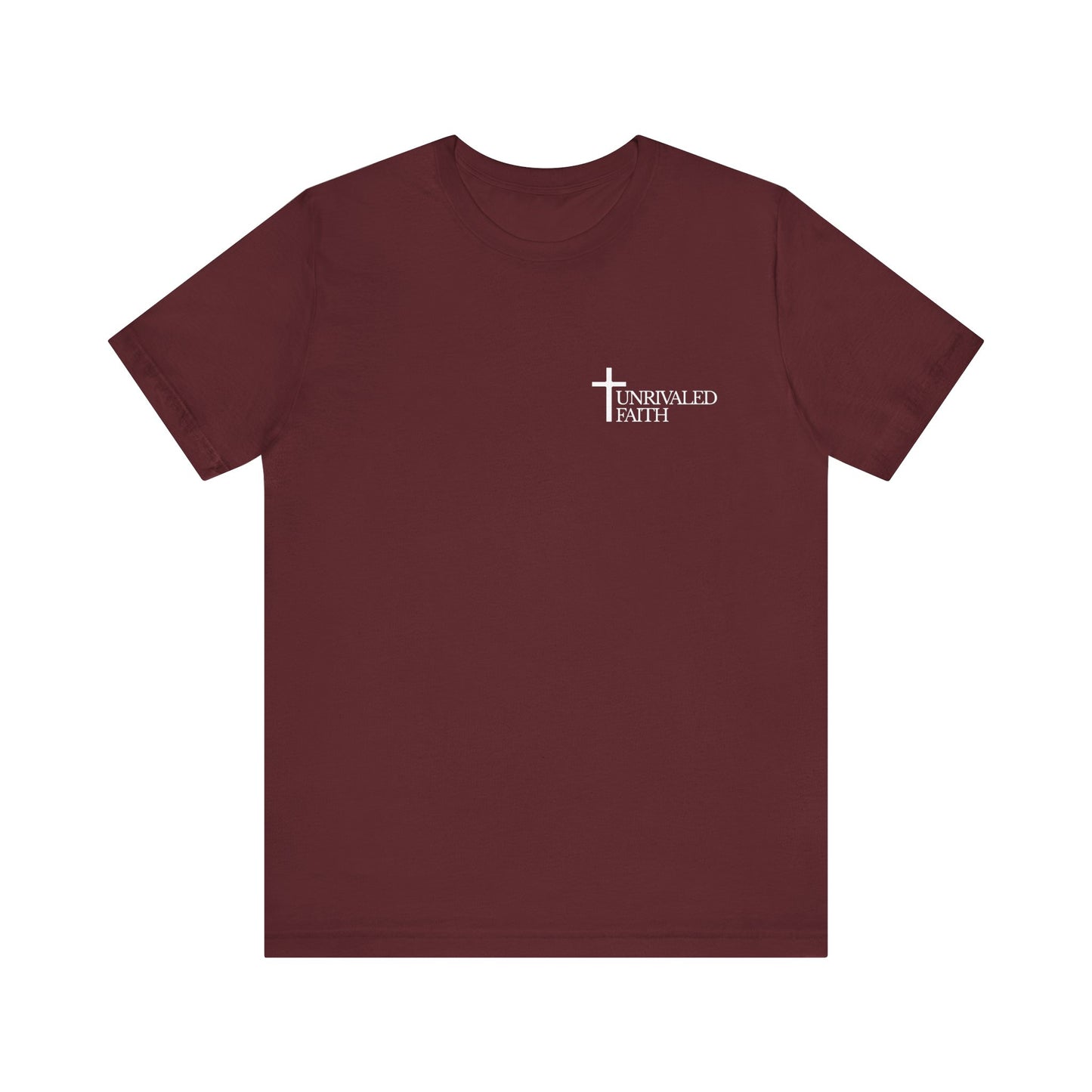 God Is Unmatched T-Shirt — Christian Faith Tee with Isaiah 40:18 Scripture