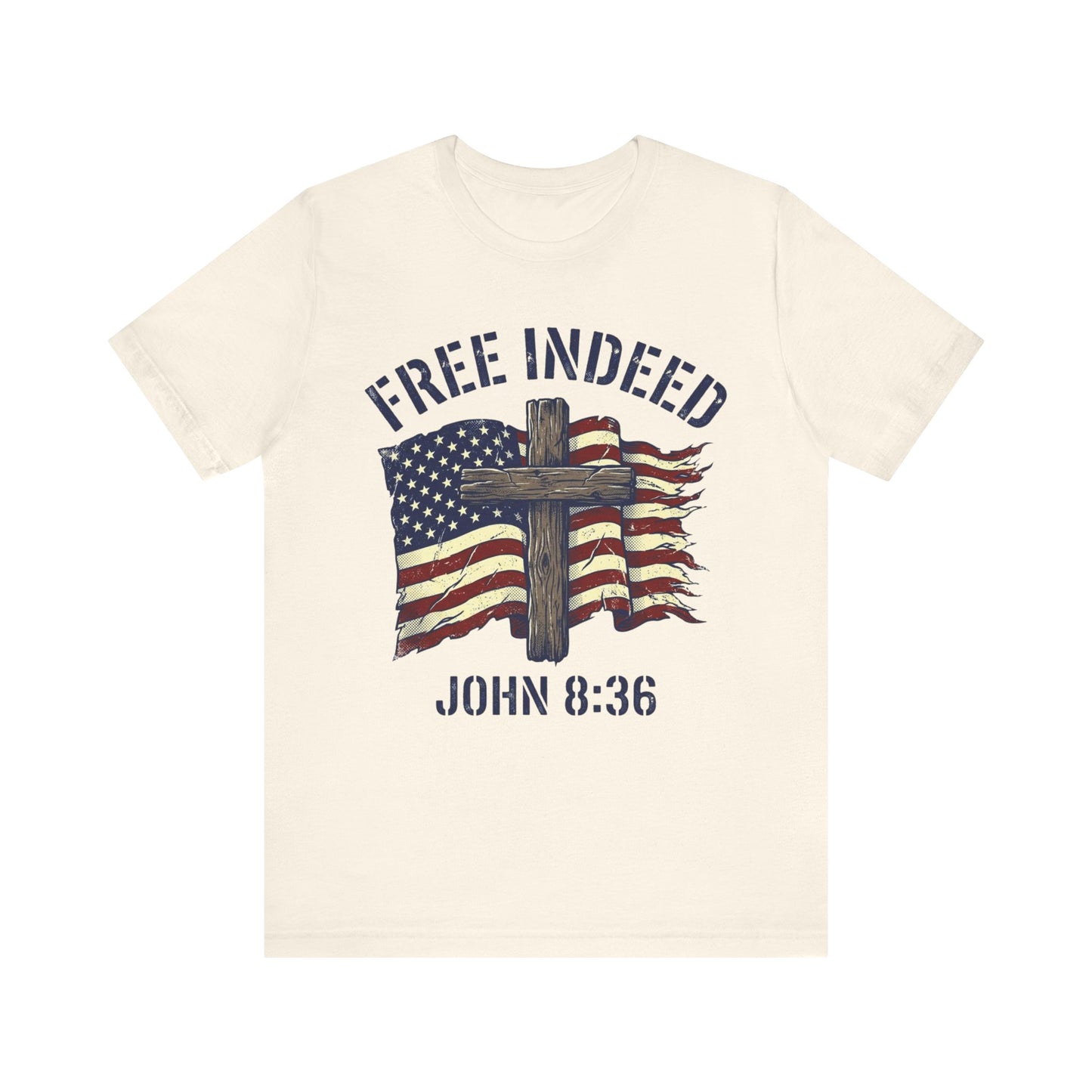 Free Indeed Patriotic Short Sleeve Tee
