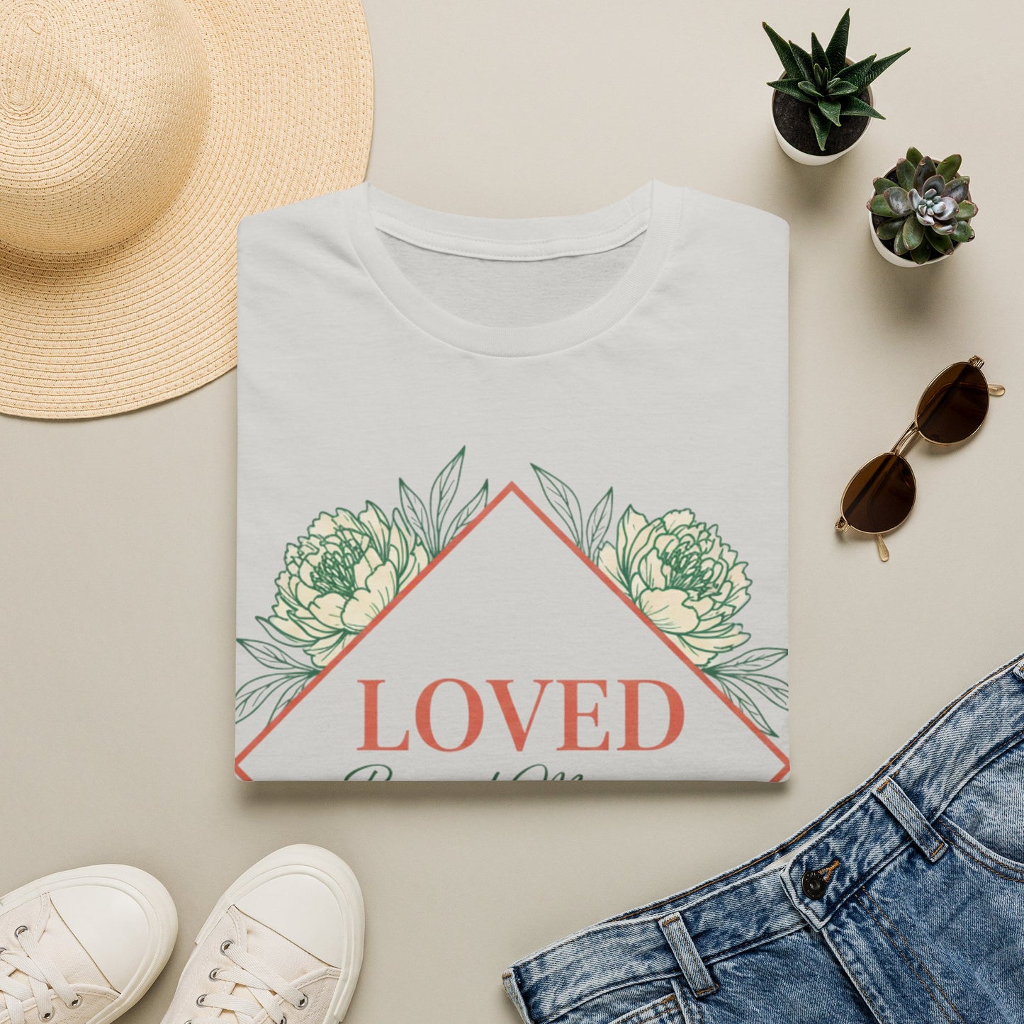 Loved Beyond Measure Floral T‑Shirt