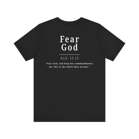 Fear God T-Shirt — Christian Faith Tee with Eccl. 12:13 Scripture