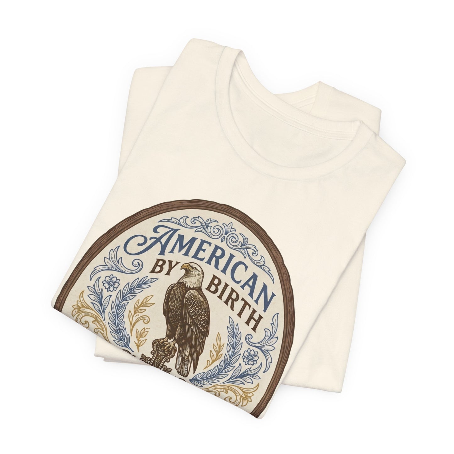 American by Birth, Christian by Faith Vintage Eagle T-Shirt