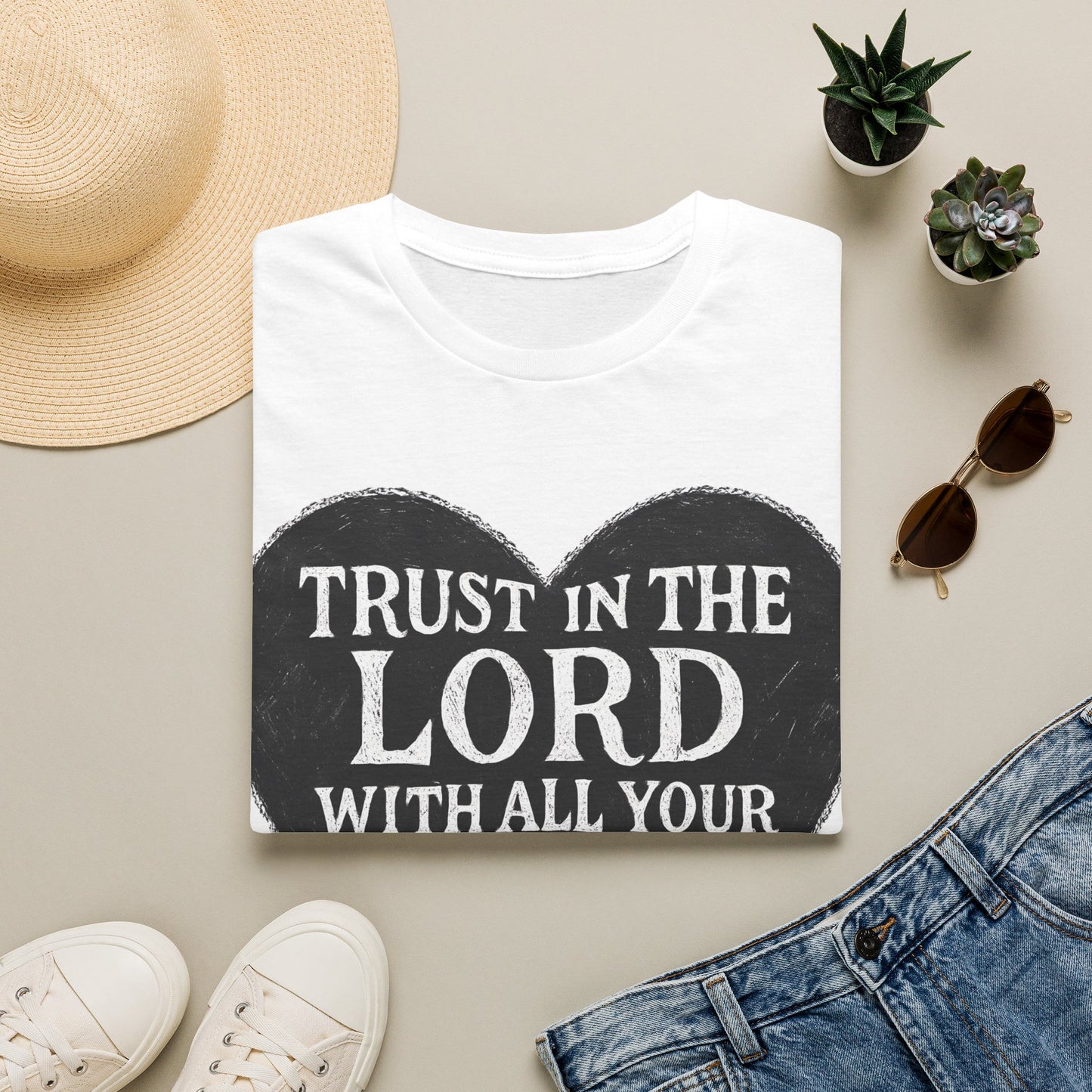 Trust in the Lord Heart T-Shirt