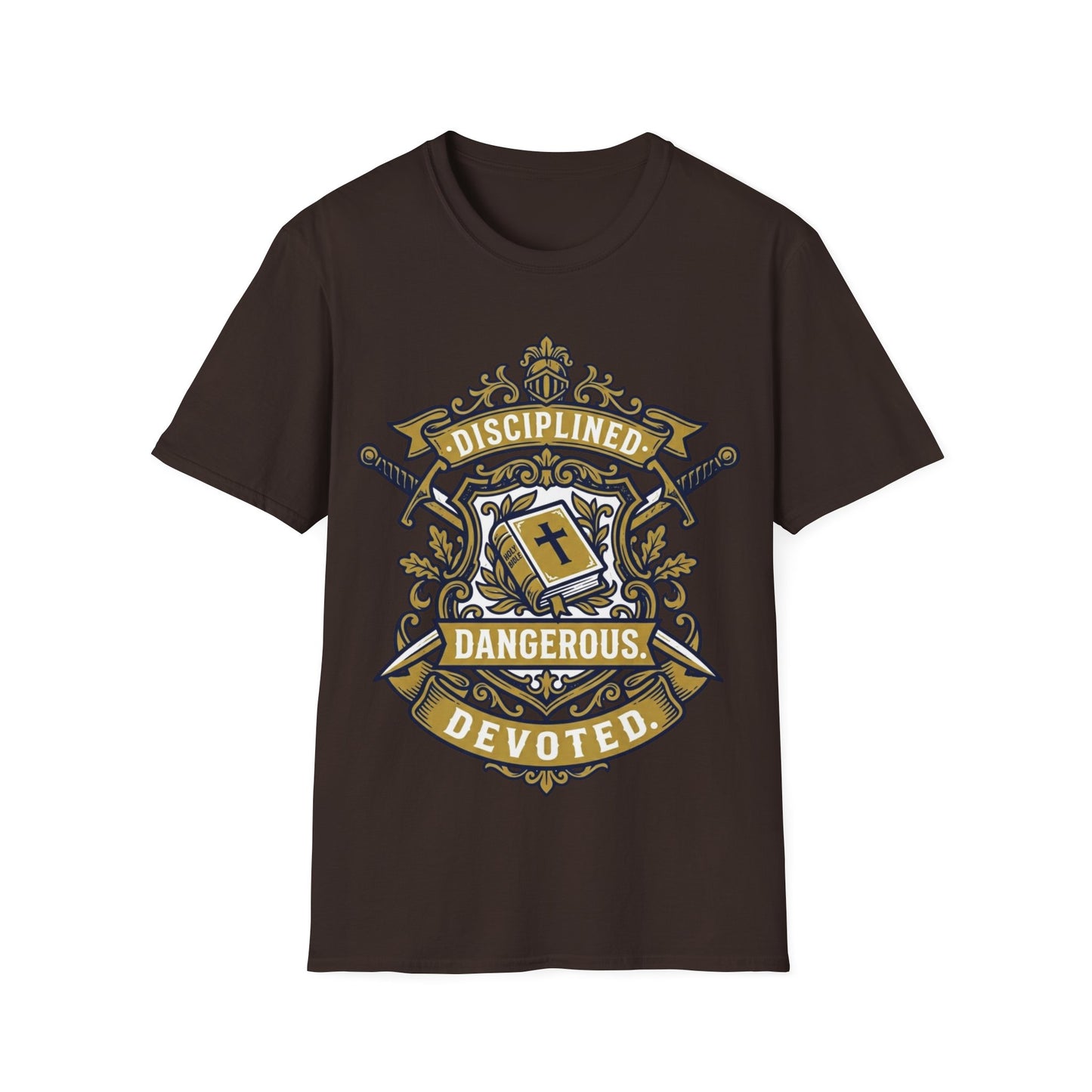 Disciplined Dangerous Devoted Crest T-Shirt
