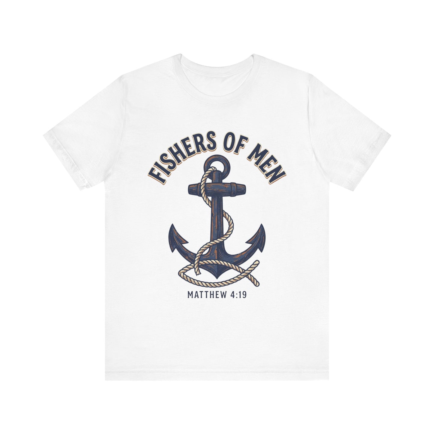 Fishers of Men Nautical Anchor Matthew 4:19 T‑Shirt