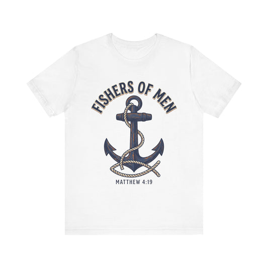 Fishers of Men Nautical Anchor Matthew 4:19 T‑Shirt