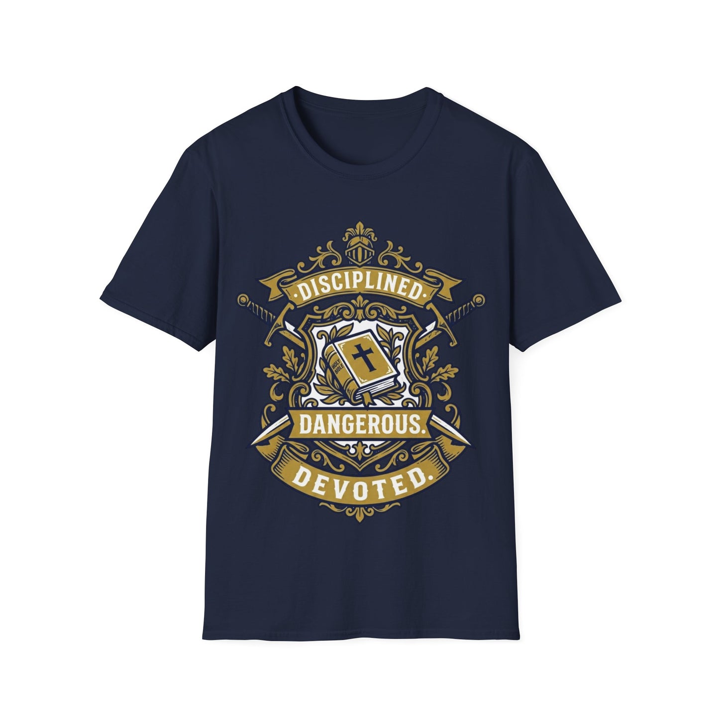 Disciplined Dangerous Devoted Crest T-Shirt