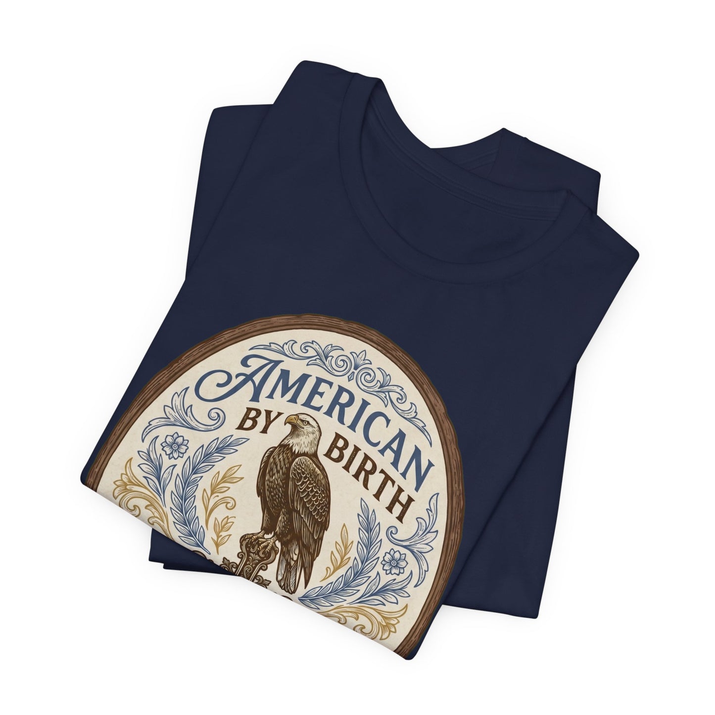 American by Birth, Christian by Faith Vintage Eagle T-Shirt