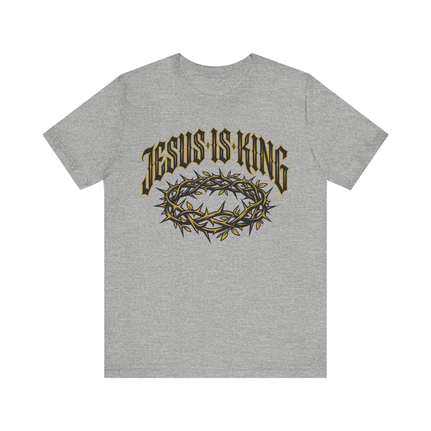 Jesus Is King T-Shirt — Crown of Thorns Christian Tee