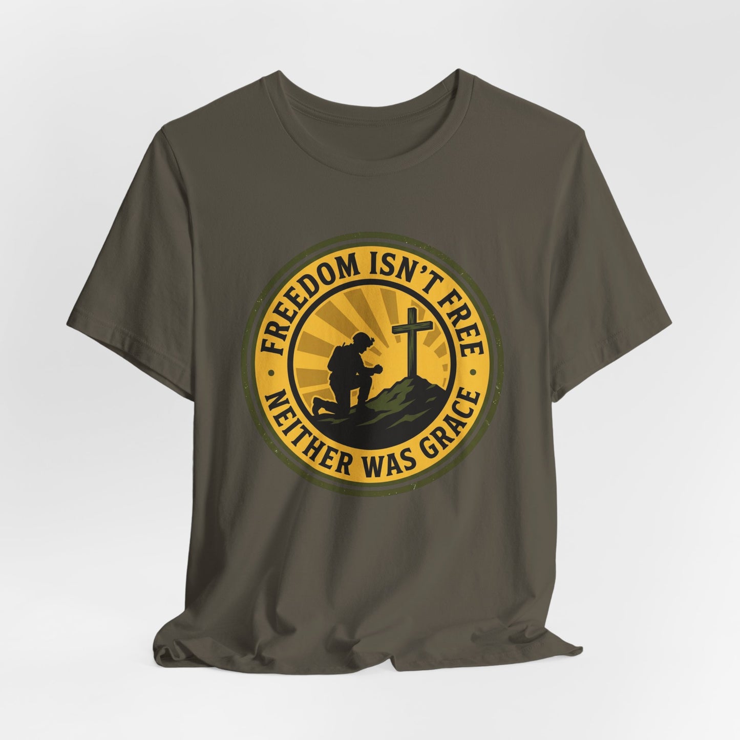 Freedom Isn’t Free Patriotic Christian Soldier T‑Shirt
