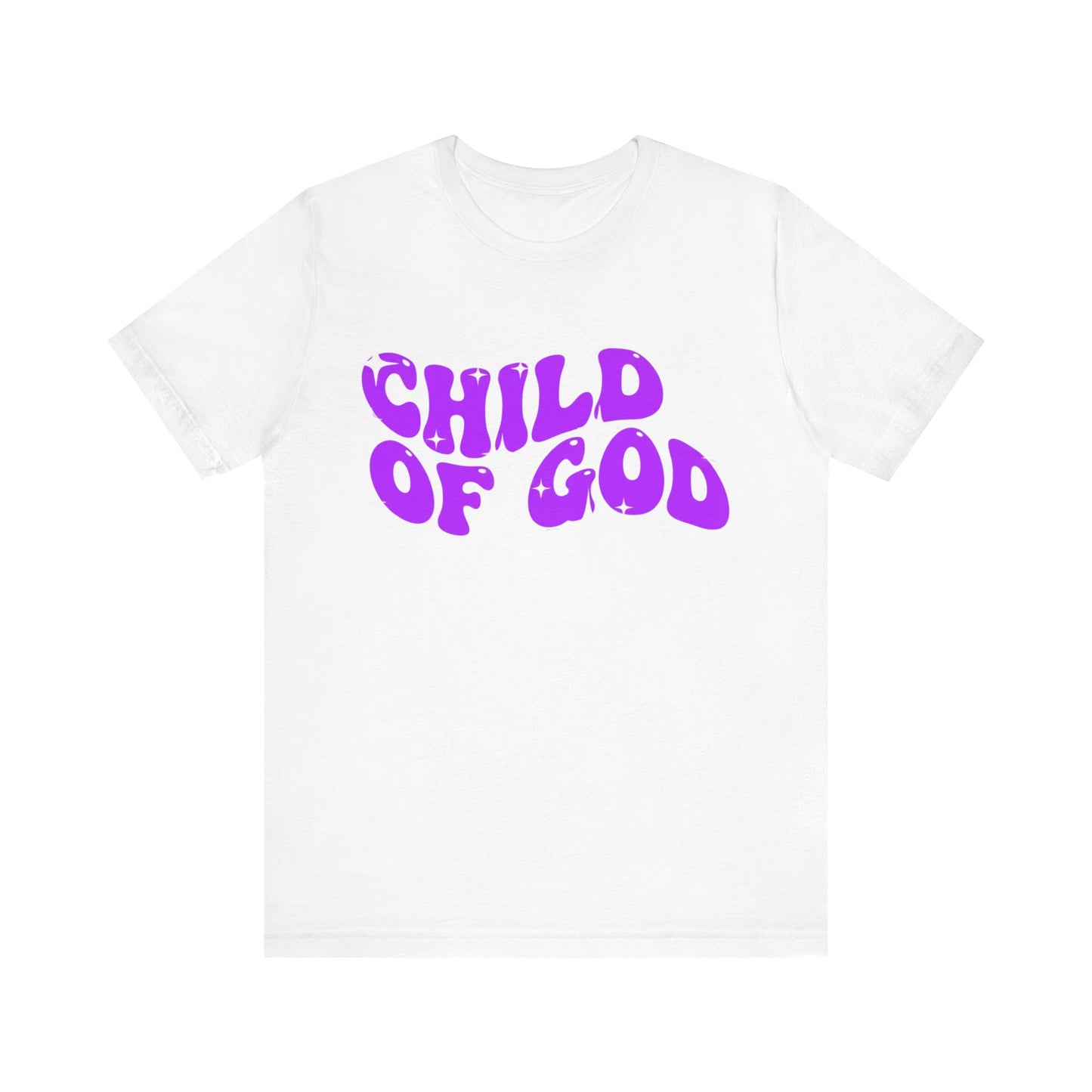 Child of God Retro Purple Faith T-Shirt