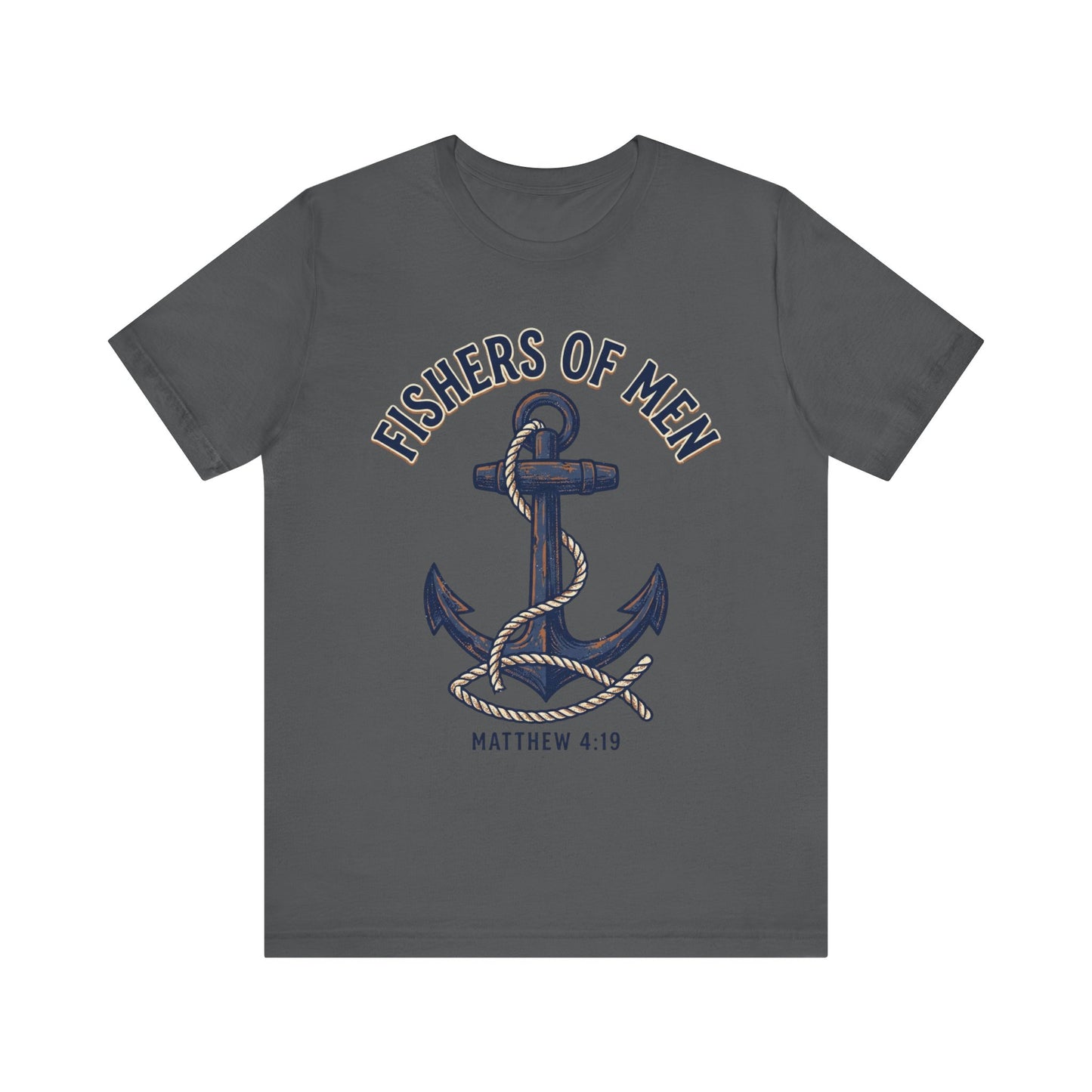 Fishers of Men Nautical Anchor Matthew 4:19 T‑Shirt