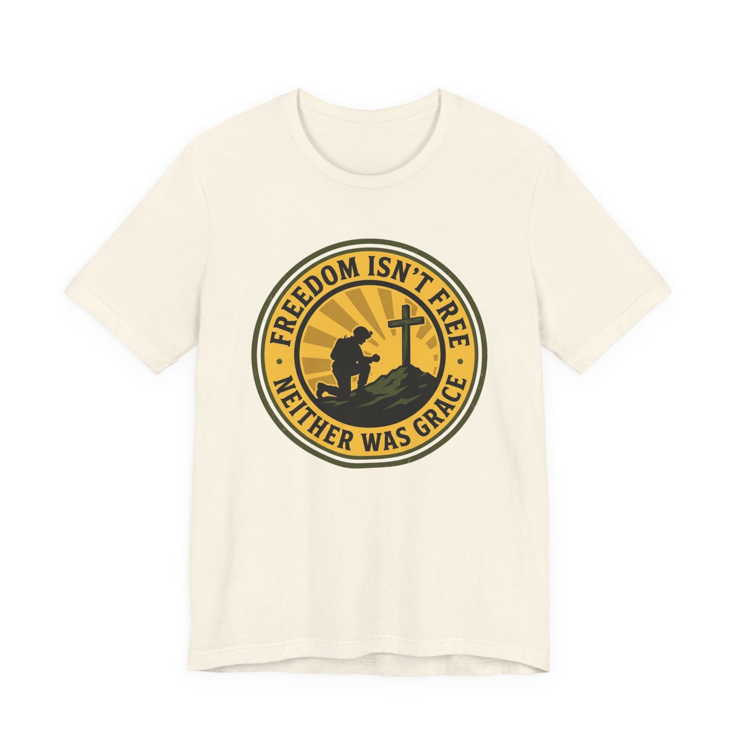Freedom Isn’t Free Patriotic Christian Soldier T‑Shirt