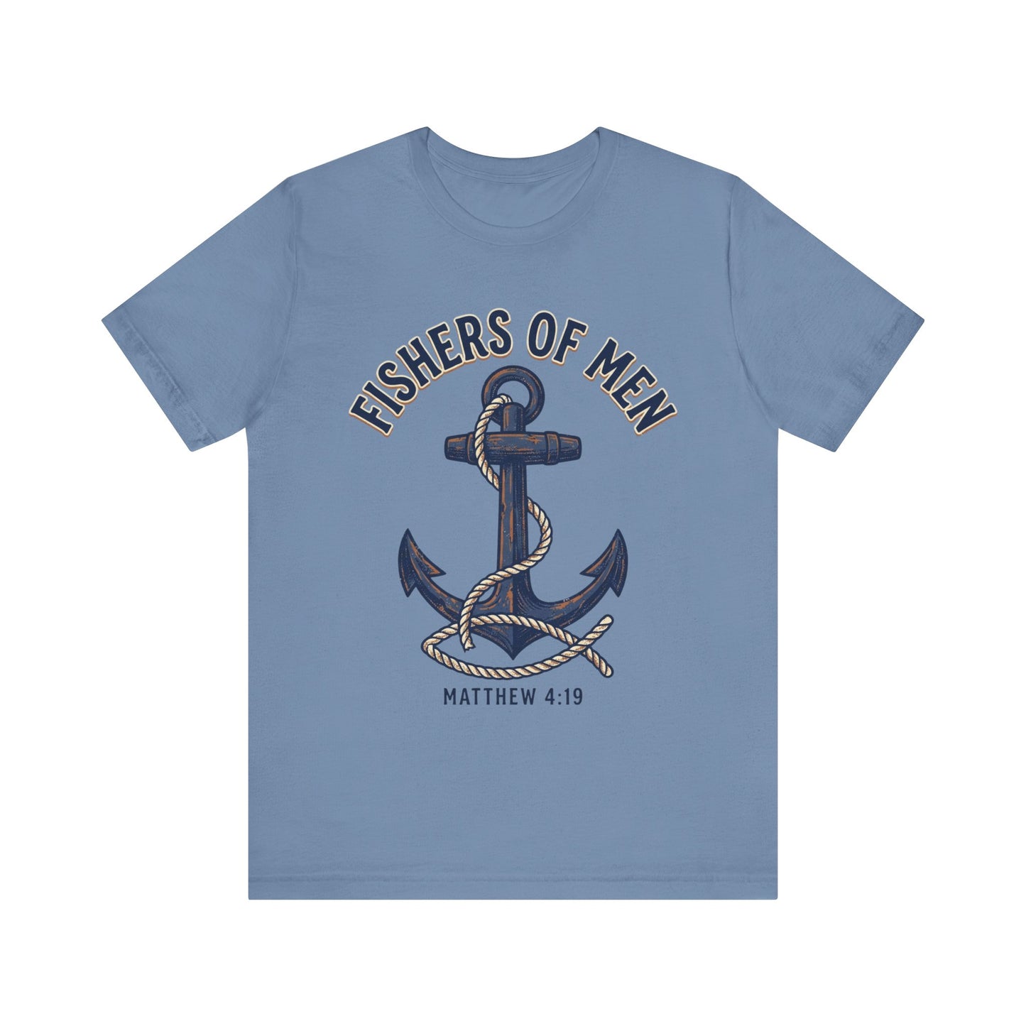 Fishers of Men Nautical Anchor Matthew 4:19 T‑Shirt