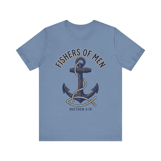 Fishers of Men Nautical Anchor Matthew 4:19 T‑Shirt