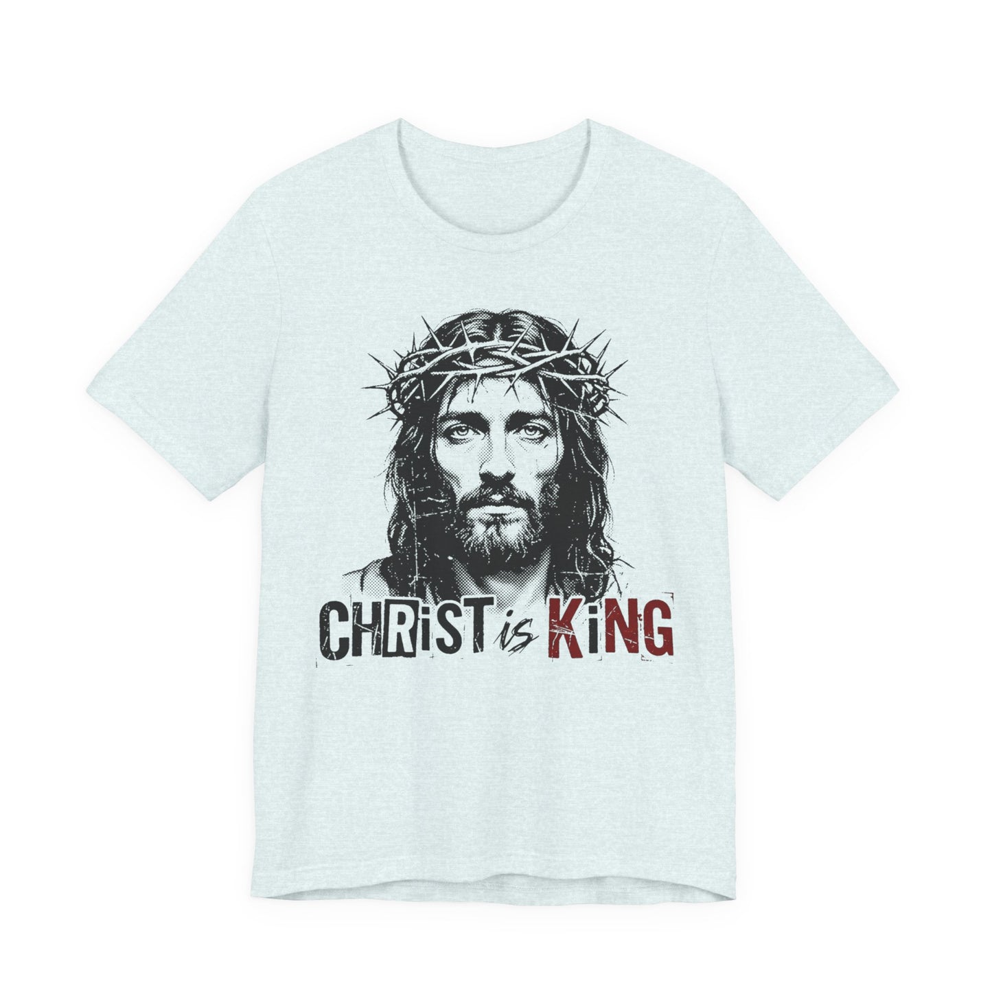 Christ Is King Jesus Portrait - T Shirt