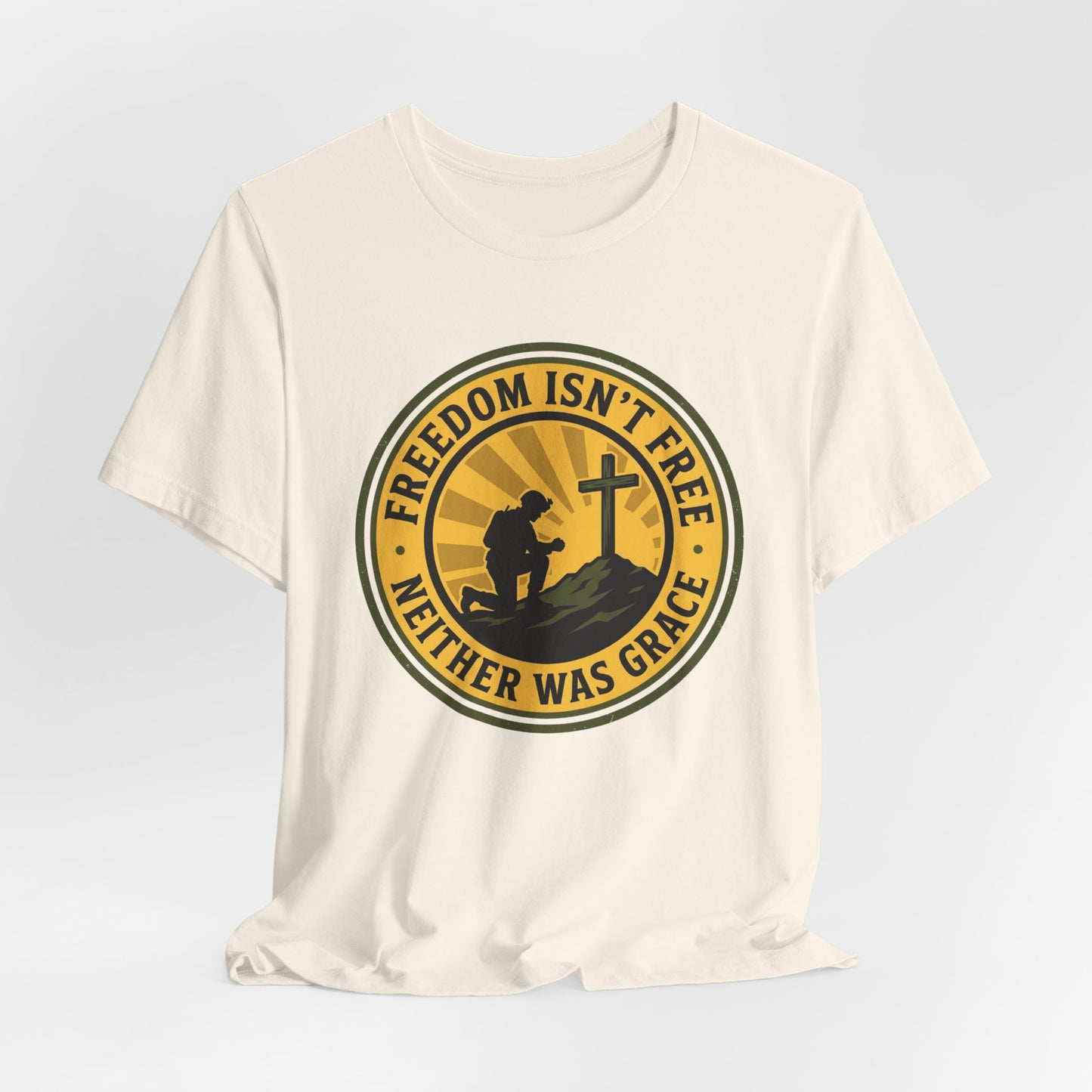 Freedom Isn’t Free Patriotic Christian Soldier T‑Shirt