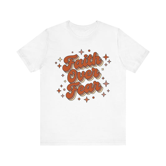 Faith Over Fear Retro T-Shirt
