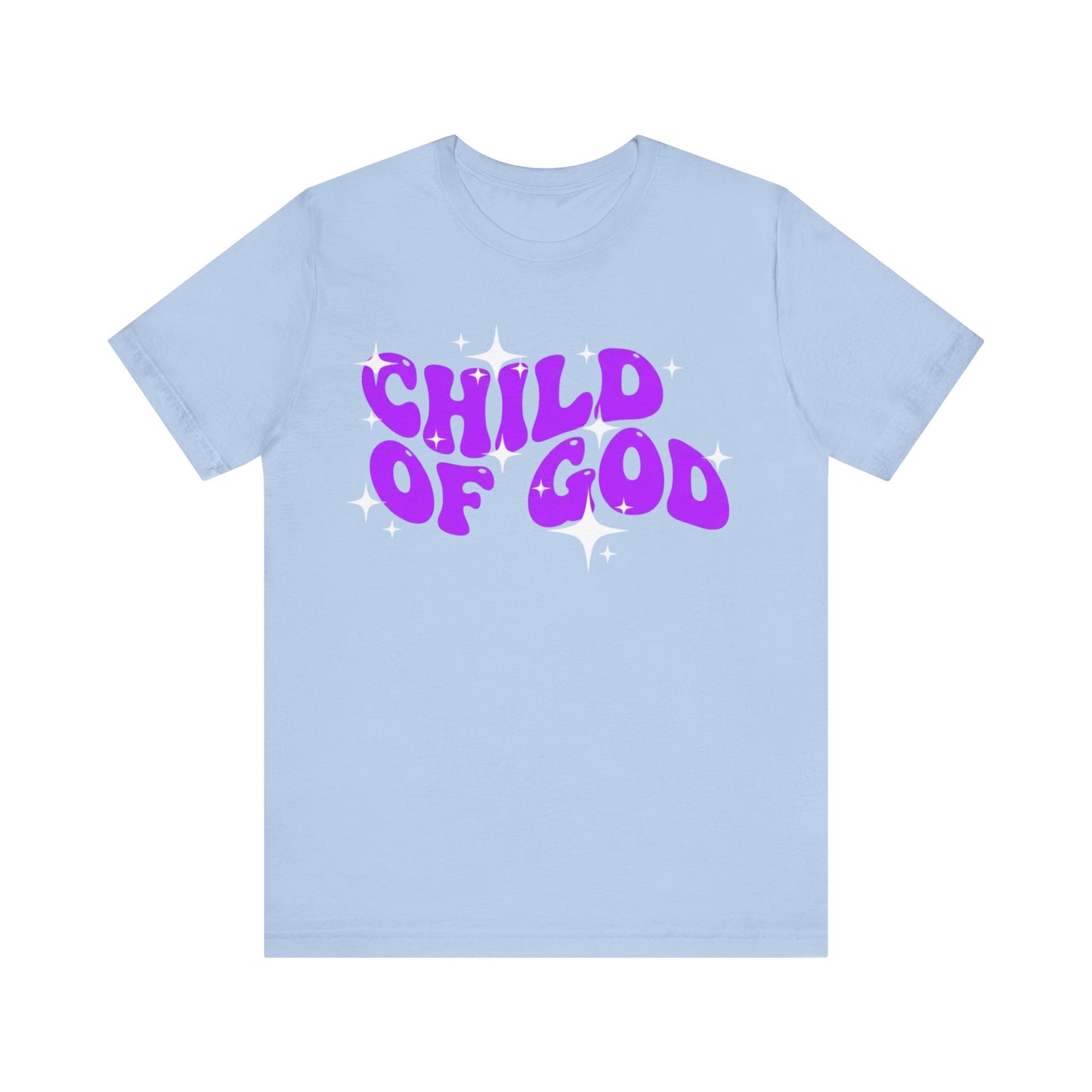 Child of God Retro Purple Faith T-Shirt