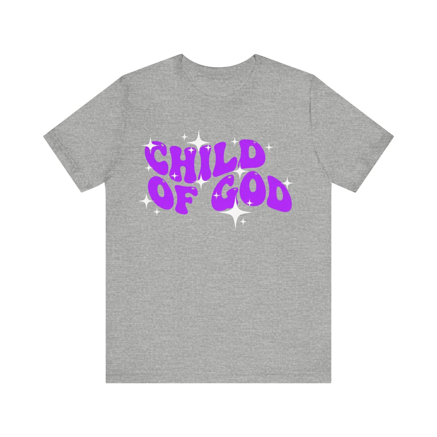 Child of God Retro Purple Faith T-Shirt