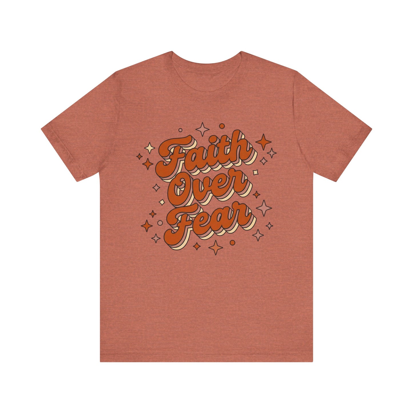 Faith Over Fear Retro T-Shirt