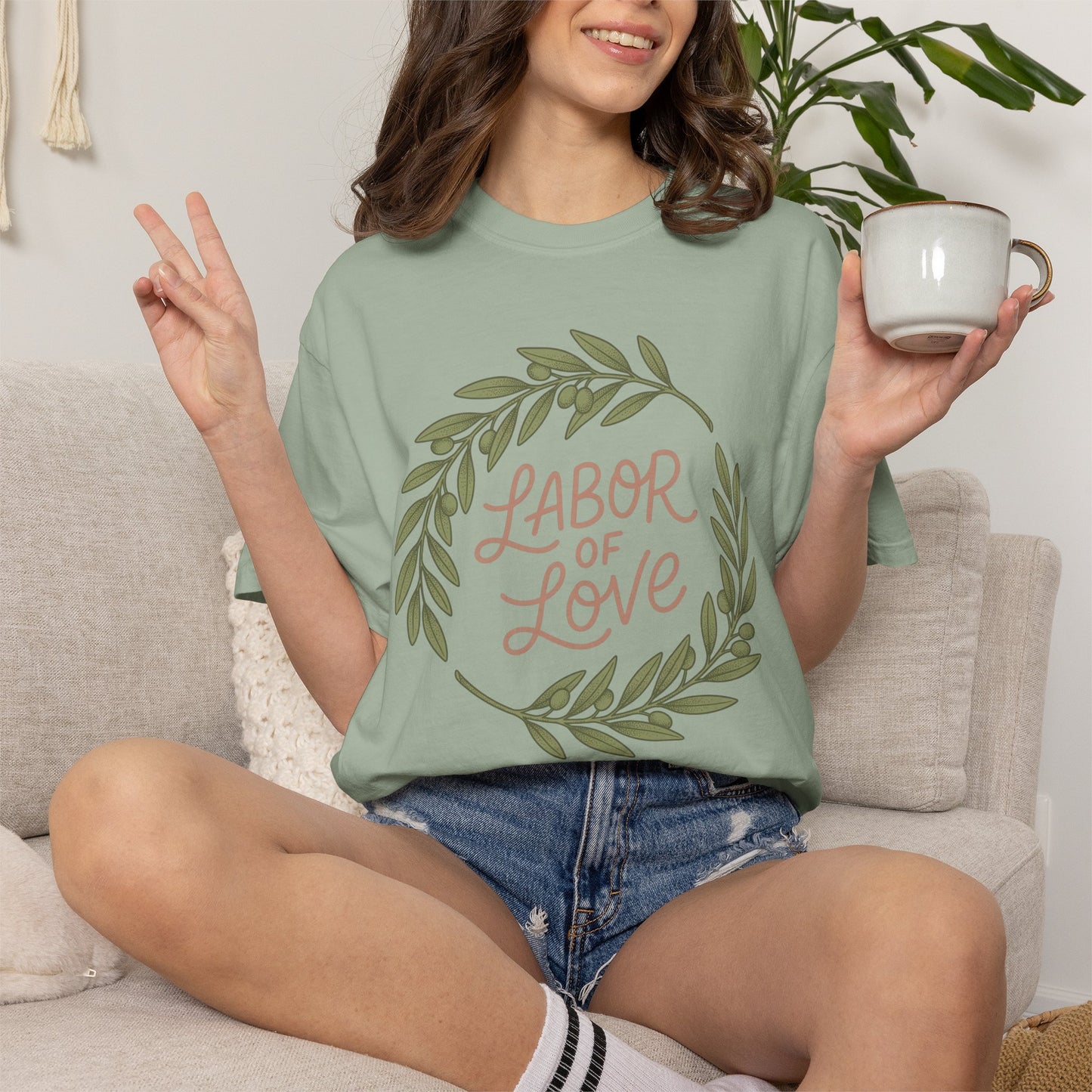 Labor of Love Wreath T-Shirt