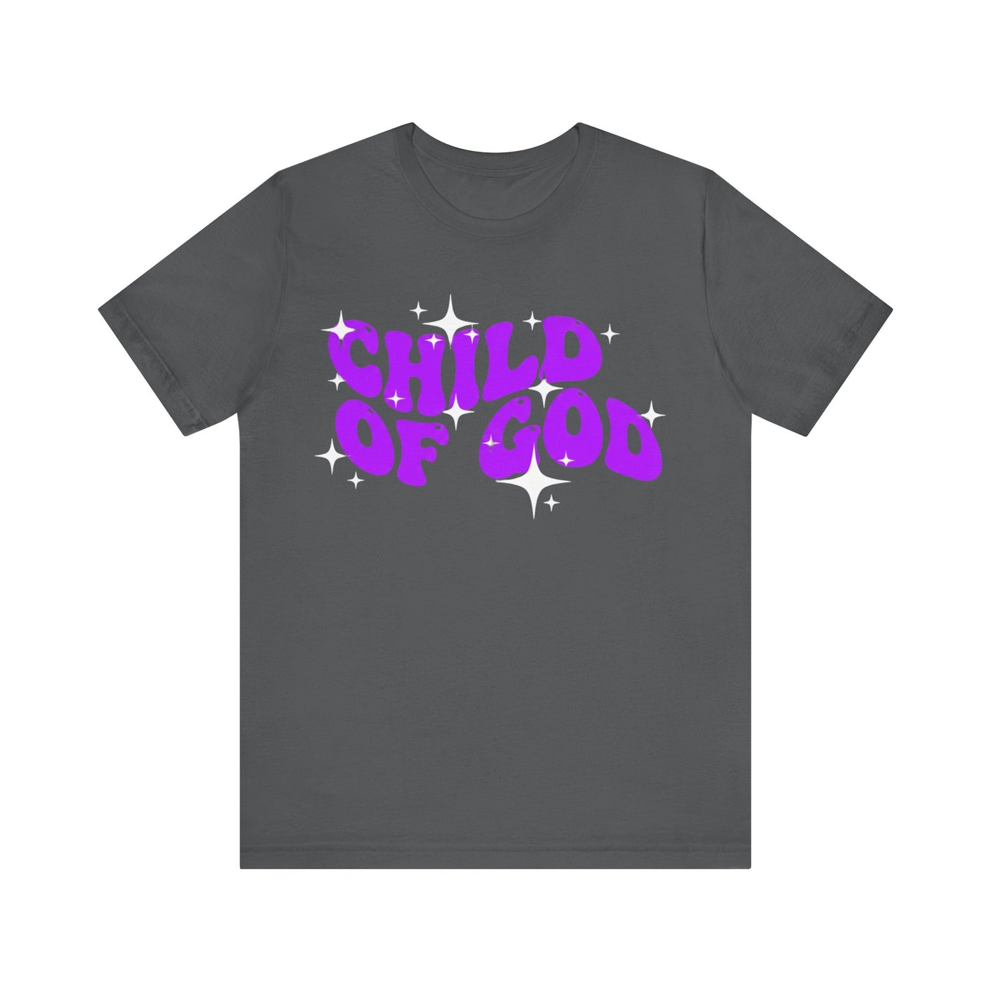 Child of God Retro Purple Faith T-Shirt