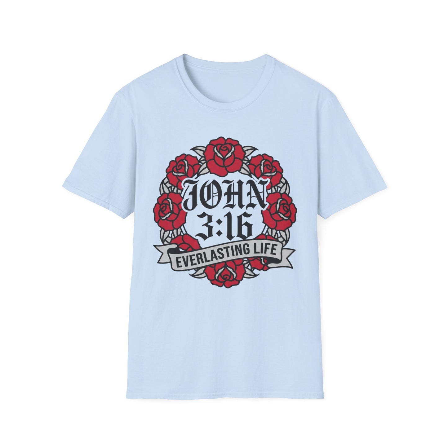 John 3:16 Rose T-Shirt