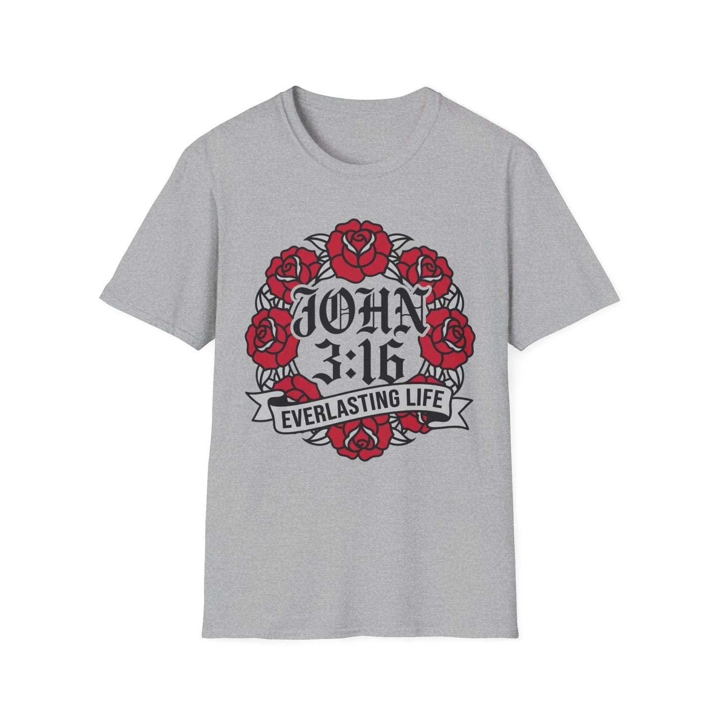 John 3:16 Rose T-Shirt