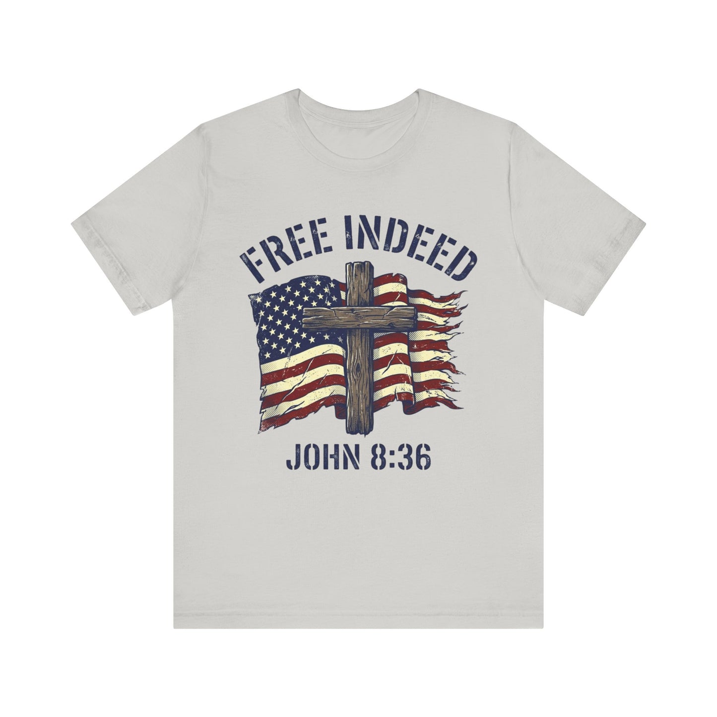 Free Indeed Patriotic Short Sleeve Tee