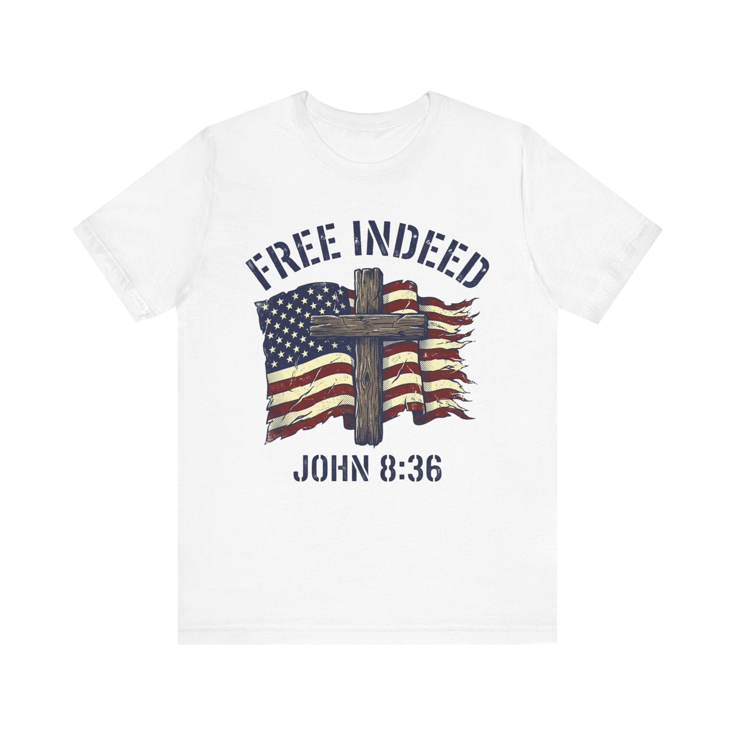Free Indeed Patriotic Short Sleeve Tee