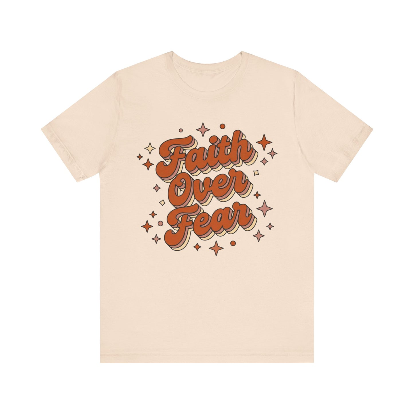 Faith Over Fear Retro T-Shirt