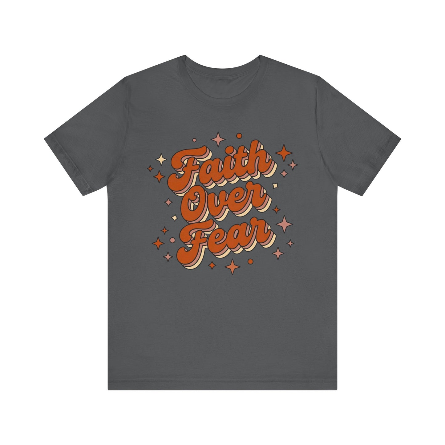 Faith Over Fear Retro T-Shirt