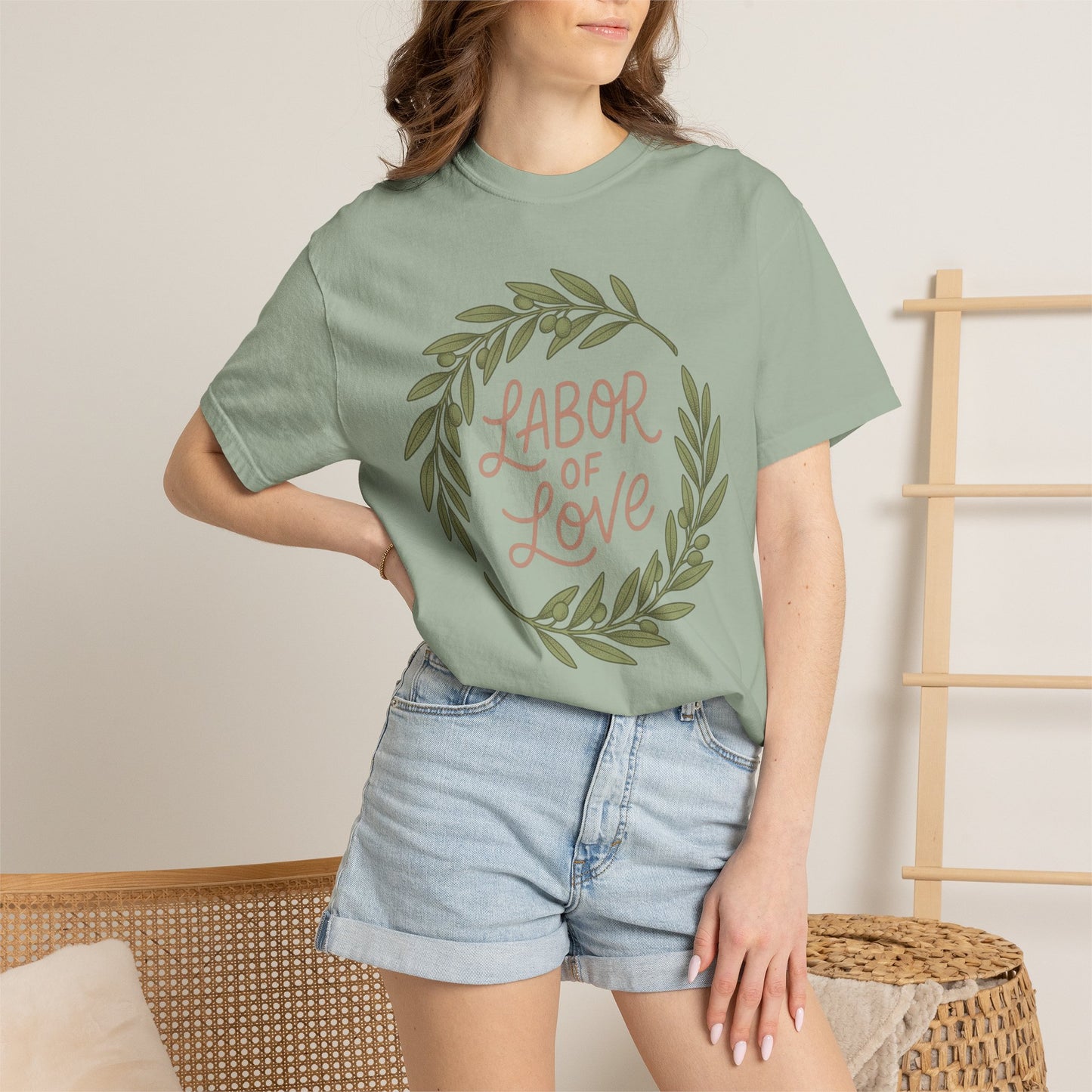 Labor of Love Wreath T-Shirt