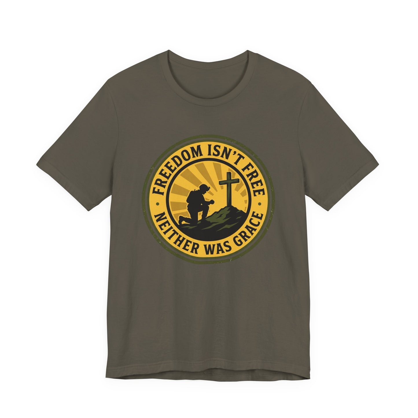 Freedom Isn’t Free Patriotic Christian Soldier T‑Shirt