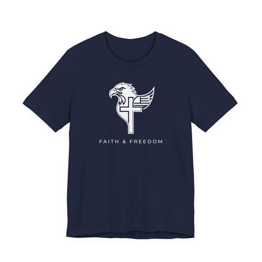 Faith & Freedom Eagle Cross - T Shirt