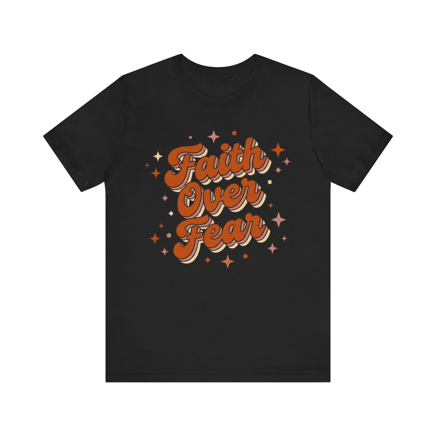Faith Over Fear Retro T-Shirt