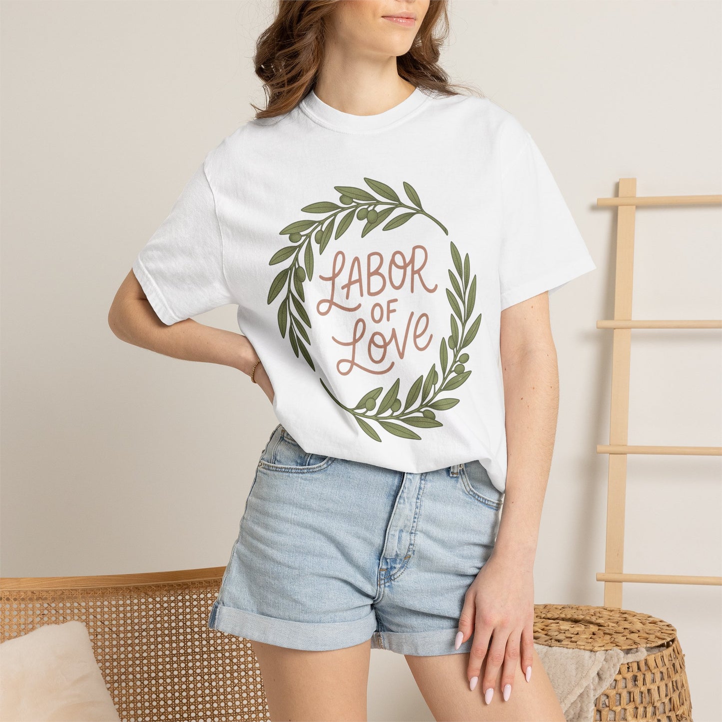 Labor of Love Wreath T-Shirt