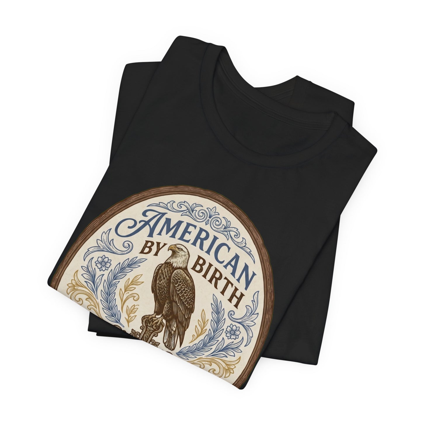 American by Birth, Christian by Faith Vintage Eagle T-Shirt