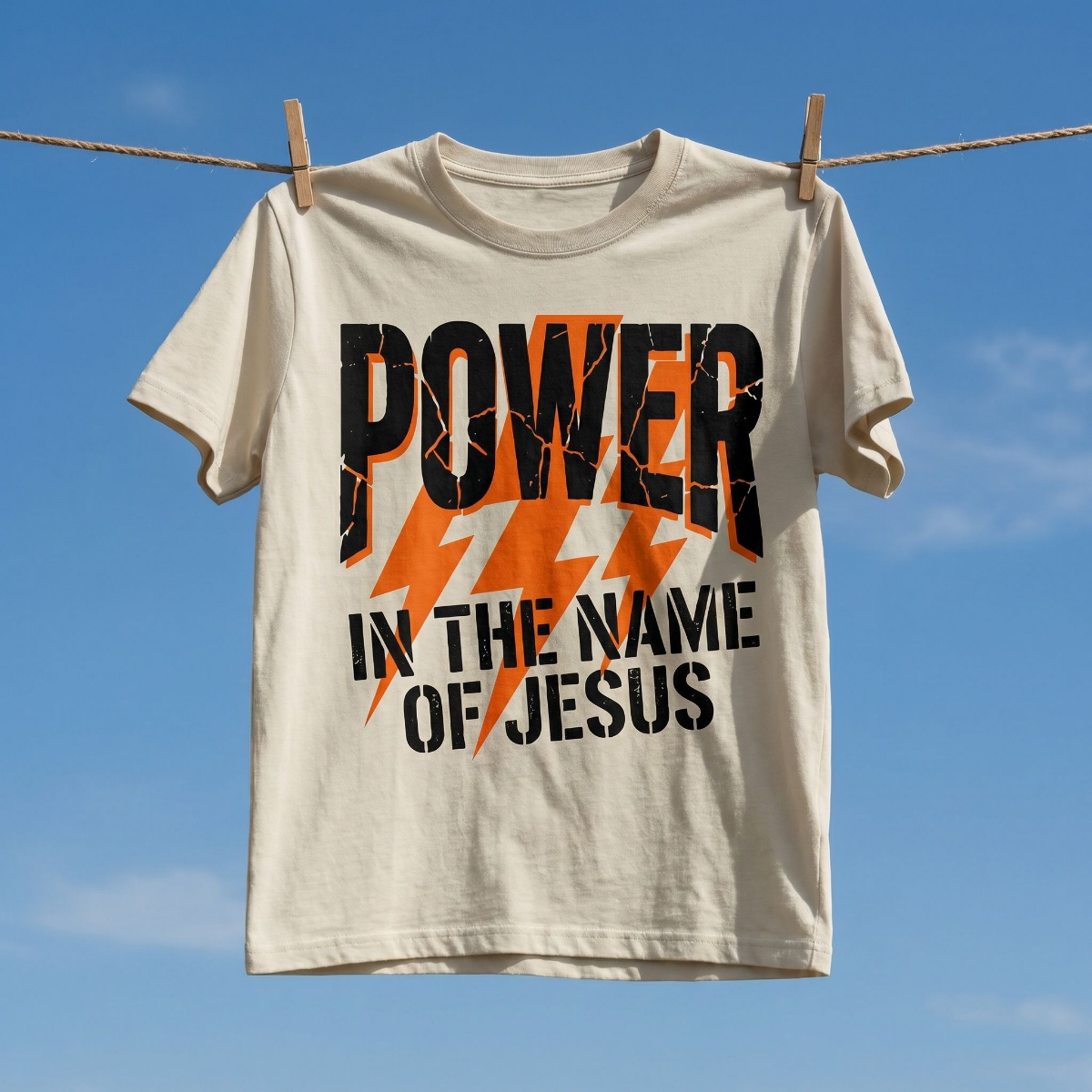 Power in the Name of Jesus T-Shirt — Christian Faith Graphic Tee
