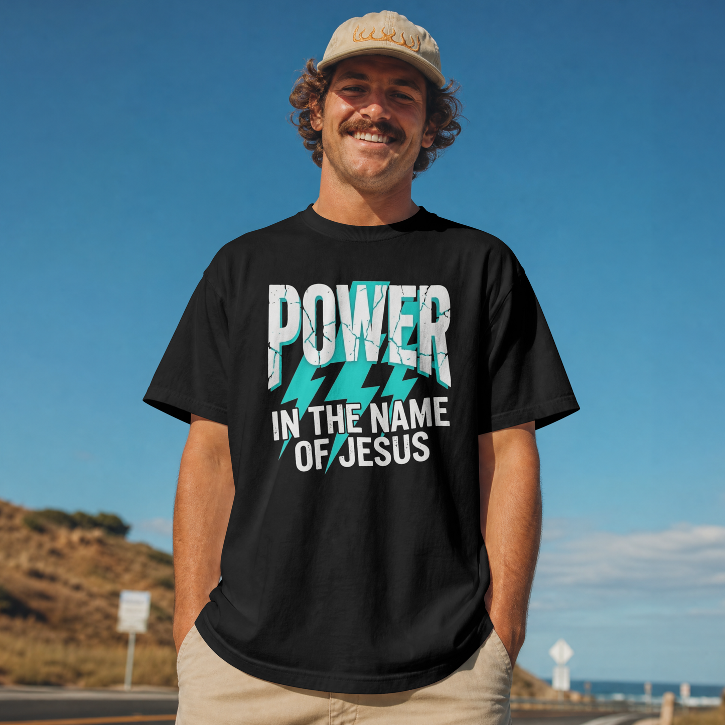 Power in the Name of Jesus T-Shirt — Christian Faith Graphic Tee
