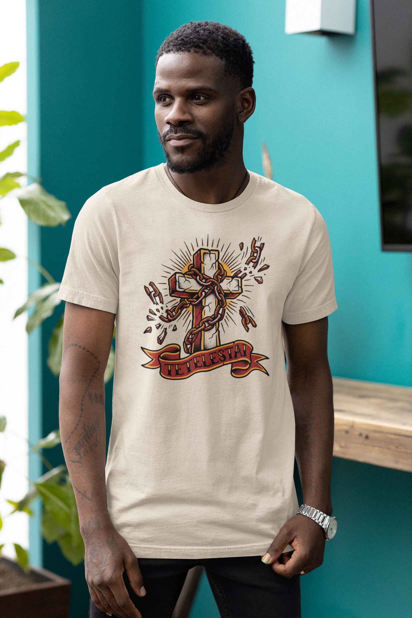 Tetelestai Broken Chains T-Shirt