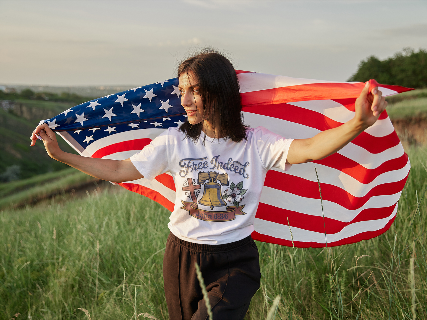 Free Indeed Liberty Bell Short Sleeve Tee