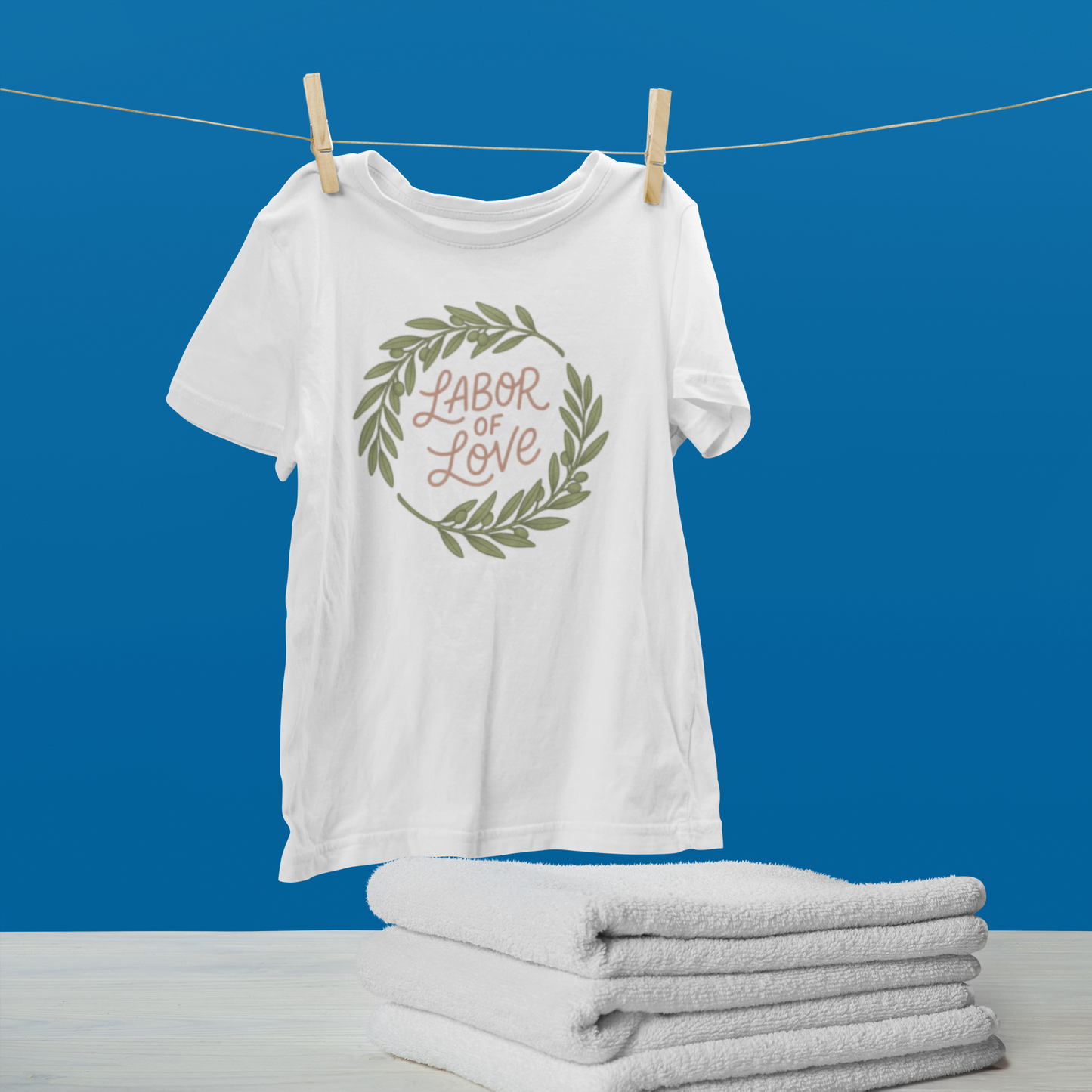 Labor of Love Wreath T-Shirt