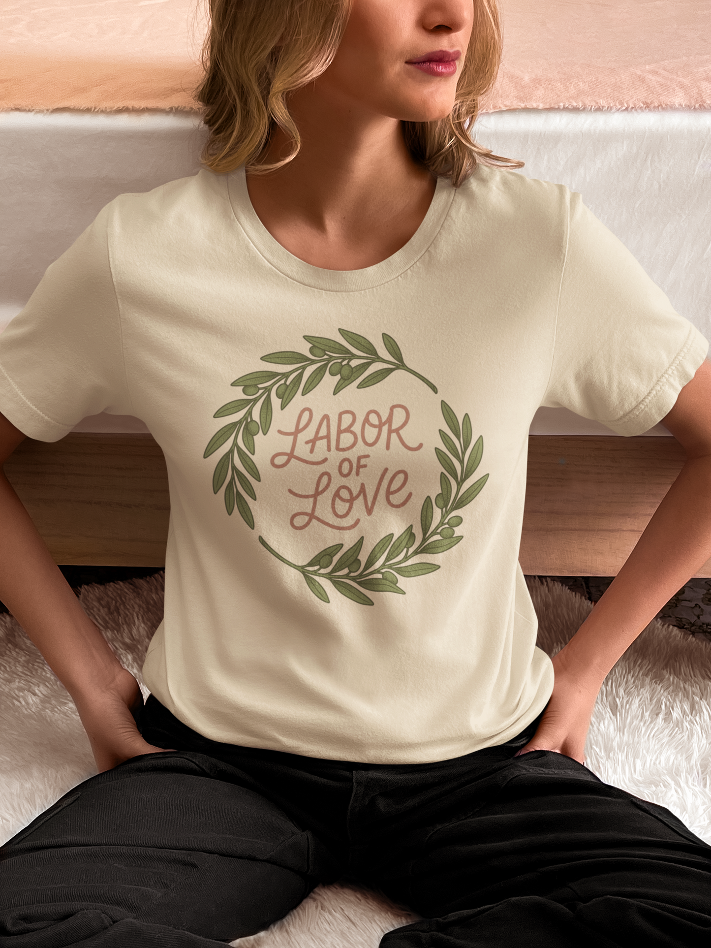 Labor of Love Wreath T-Shirt